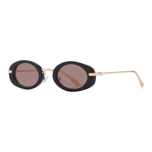 PRETTYALLUSION Металл OVAL SUNGLASSES Женские