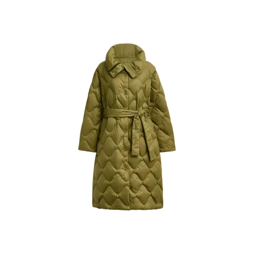 COACH Пуховик Женские Оливковый