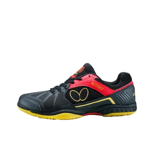 Кроссовки для тренировок Butterfly Low Top Черные Красные Унисекс