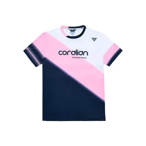 CORALIAN Бадминтон Джерси Мужской Розовый Синий