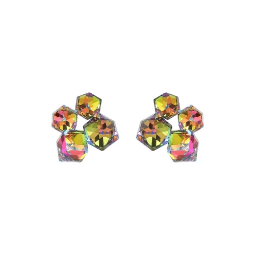 Фиолетовый сплав нижняя заколка серьги женские