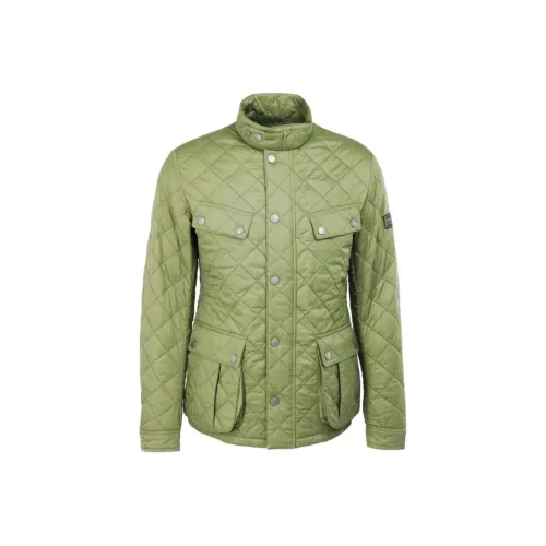 BARBOUR Хлопковый пуховик Мужской Зеленый