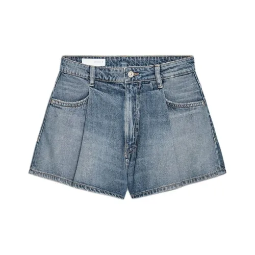 ZARA Trf Синие Женские Джинсовые Шорты