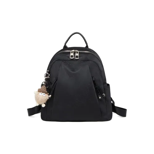 ZOOLER Жаккардовая ткань Рюкзак Женские Черный