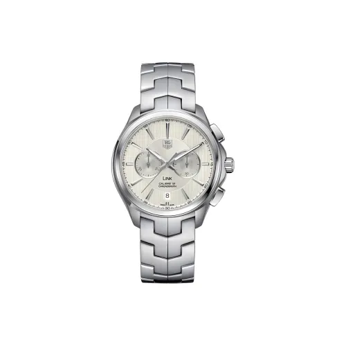 TAG Heuer Автоматический Механический Часы Мужские 40 мм Бежевый Циферблат Часы Корпус из Нержавеющей Стали