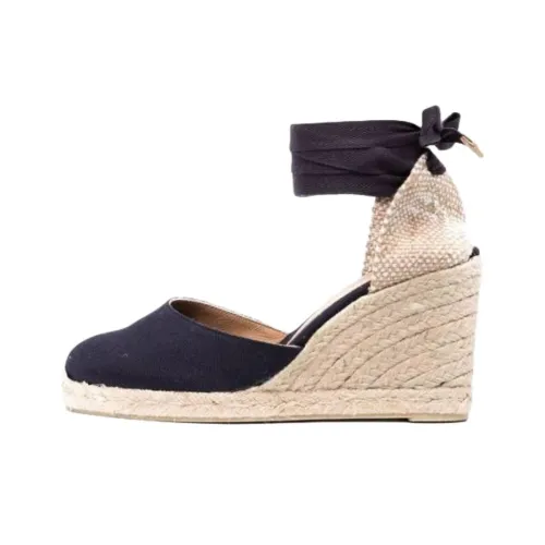 Castañer Carina Клиновидный каблук Высокие каблуки 8 см Женские Синий