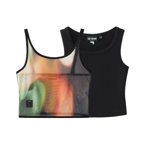 FILA FUSION Filafusion Майка Женская Комплект из Двух Предметов Глубокий Черный