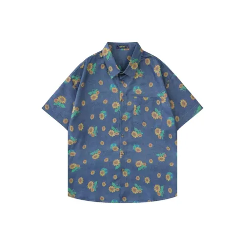 HLPT Синие Унисекс Рубашки