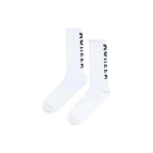 Alexander McQueen Носки Crew Мужские 1 Пачка Белые