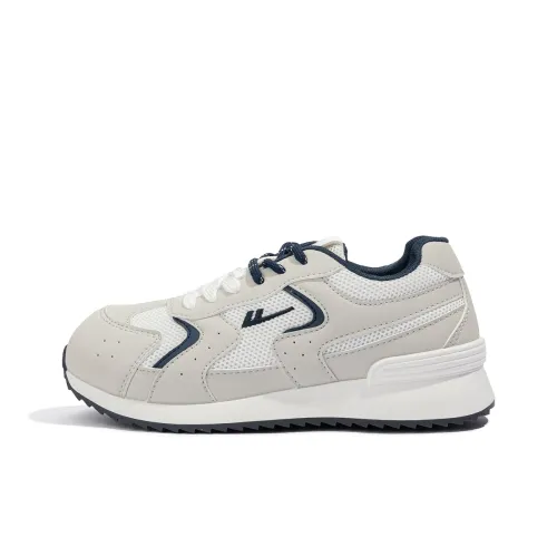 Warrior Аbrasion Resistant Lightweight And Breathable Низкие Кроссовки для Скейтбординга Женские Серый Белый Синий