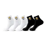 [5 пар] Белый + Белый + Белый + Черный + Черный