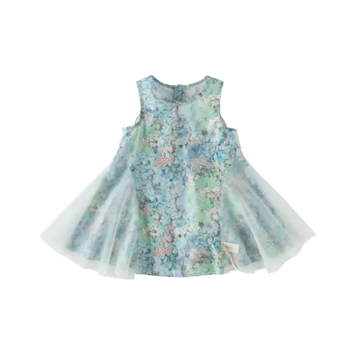 DAVE BELLA Платье с цветочным принтом для детей 3-7 лет