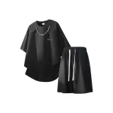 Улучшенный черный двухкомпонентный комплект + брендовая брошь