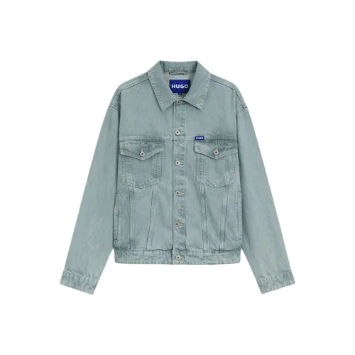 Hugo Boss Denim Jacket Men's Light Blue
