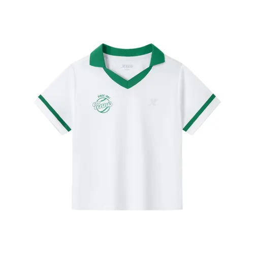 XTEP T-Shirt Pearl White Tourmaline Green