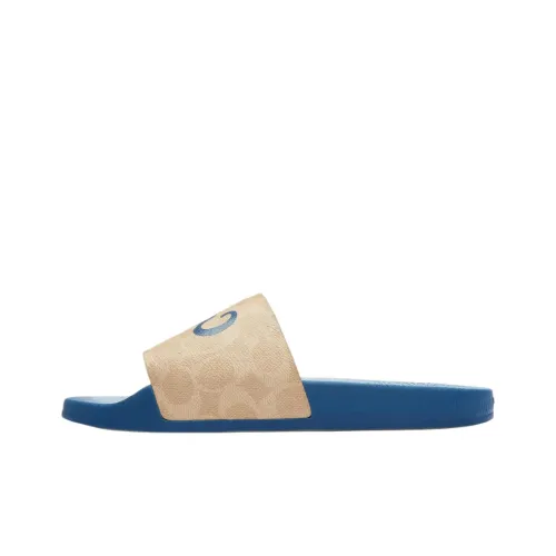 COACH Резина Slide Женские Коричневые