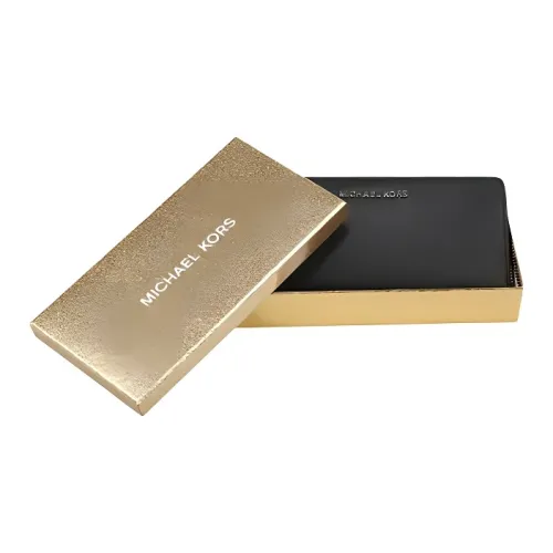 MICHAEL KORS Кожа Клатч Кошелек Женские Черный