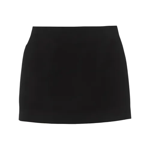 Balenciaga SS25 Повседневные короткие юбки обычный крой женский черный