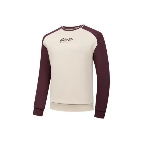 QIAODAN Basketball Collection Толстовка Мужской Ménor Красный Гора Парусный белый