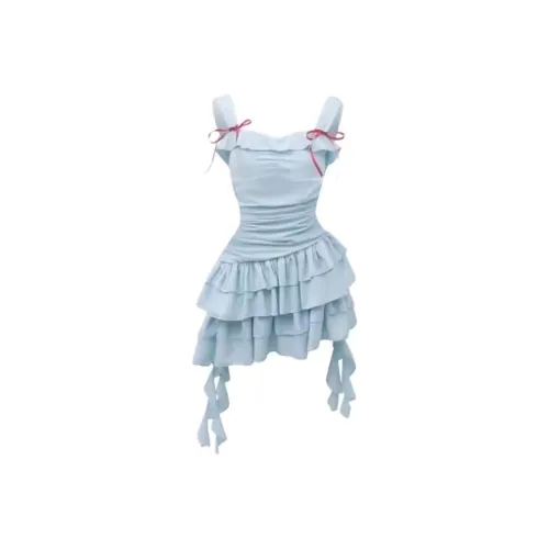 HeartyBite Синий Платье Женские Слиплатья