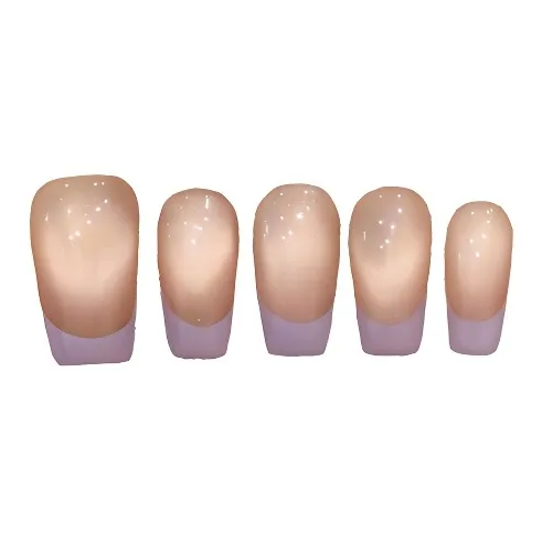 PIAC Таро Молоко Пена Сухой Свет Ламп Кошачий глаз Минималистичный Французский Позиционирование Стиль Заклепка Короткий LADDER Фиолетовый Размытие