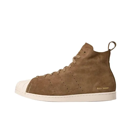 WALES BONNER x Adidas Originals SUPERSTAR Устойчивые к истиранию высокие кроссовки для скейтбординга унисекс коричневые