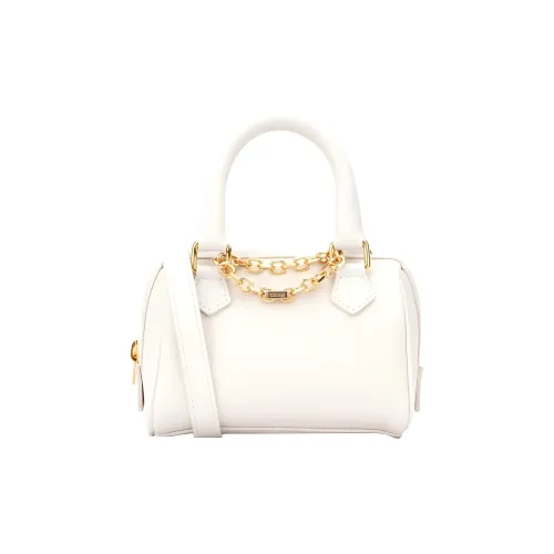 CELINE Кожа Сумка Бостон Сумка Сумка через плечо Мини Женская Белая