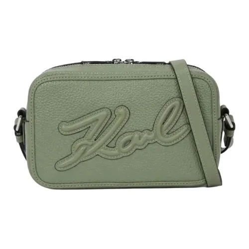 Сумка через плечо из полиуретана Karl Lagerfeld женская зеленая