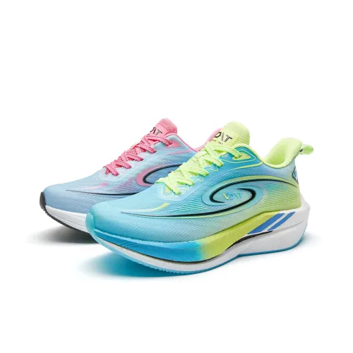 VOIT Беговые кроссовки Низкий топ Левая сторона Неоново-зеленый Розовый Красный Несовпадающие Унисекс