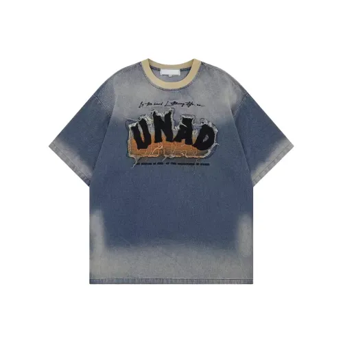 RE Градиентный синий Женские футболки