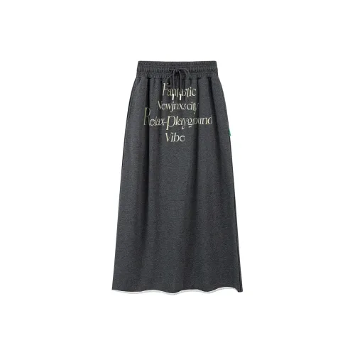 NewJnxs KNIT Длинная Юбка Женская