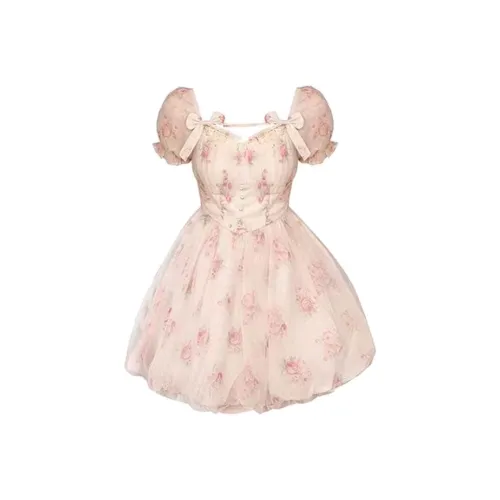 ETSE Короткий рукав Платье Женское