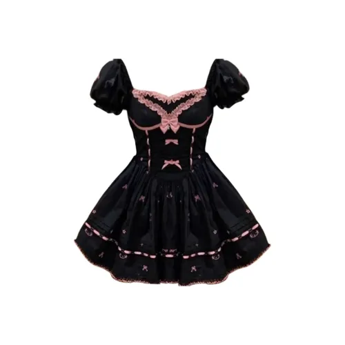 MO VOICE Короткий рукав Платье Женское