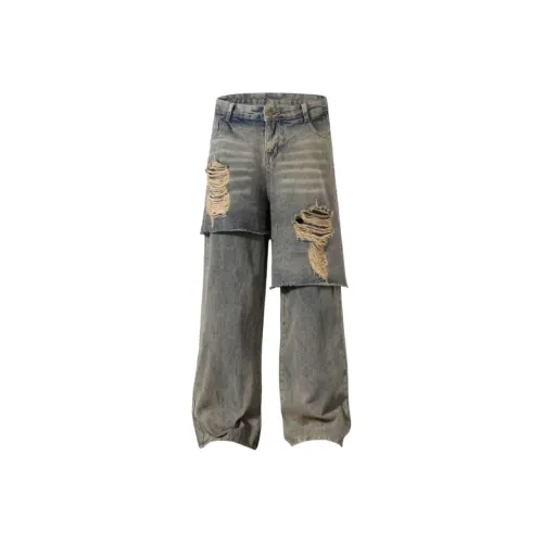 CHEER ZONE Синие Унисекс Джинсы