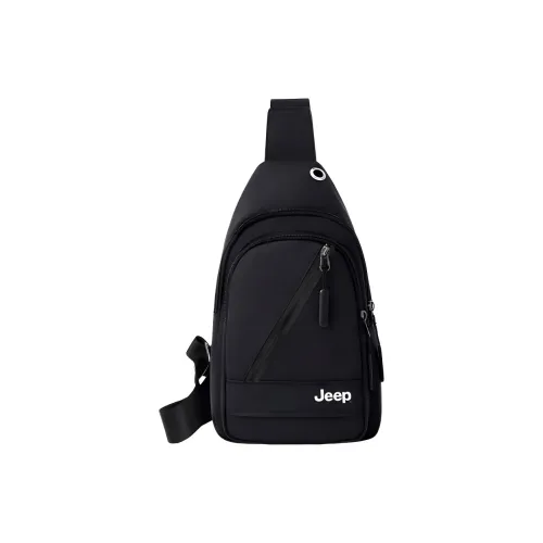 JEEP Полиэстер Одно Плечо Сумка через плечо Мужская Черная