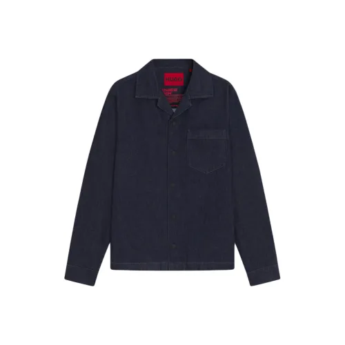 Hugo Boss Denim Jacket Men's Dark Blue