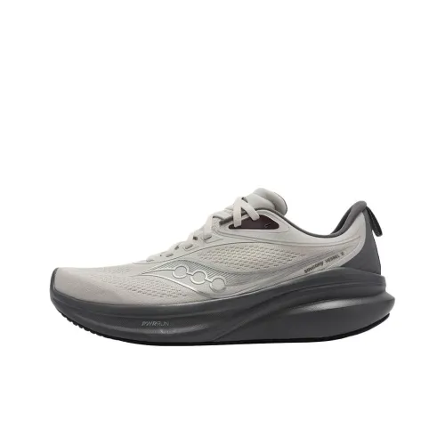 Saucony VESSEL Vite 2 Slip-Resistant Abrasion-Resistant Breathable Low-Top Беговые кроссовки Унисекс Серый