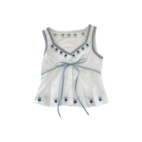 OUBO Белые Женские Майки