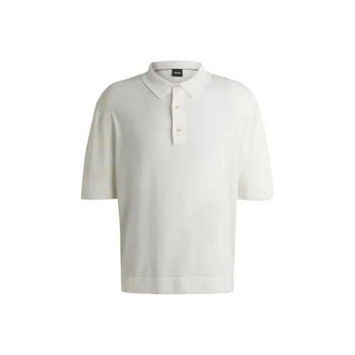 Hugo Boss Поло Мужское Белое