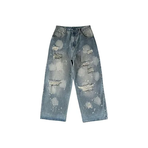 YINLEI Ностальгический синий Мужские Джинсы