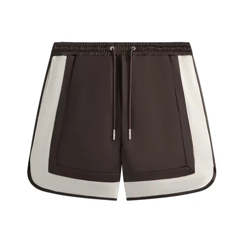 KITH SS25 Kin Washed Satin Dylan Повседневные шорты Мужской Brown