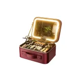 Бургунди -(Тубас Ромб Узор)[Улучшенная версия с высокой посадкой]