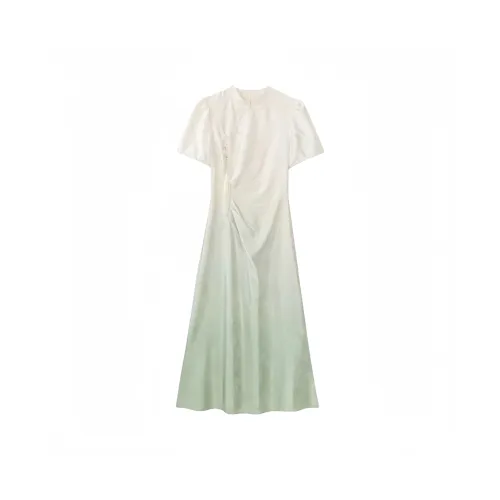 SONDR Градиентный зеленый Женские Ципао