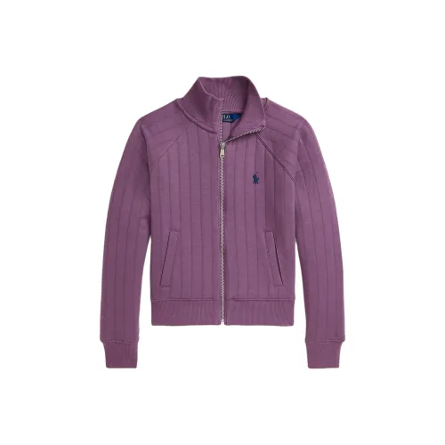Polo Ralph Lauren Хлопковый пуховик фиолетовый детский