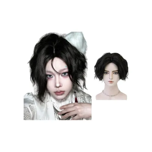 QIJIEHUANGHOU Японский стиль Парики для коротких волос