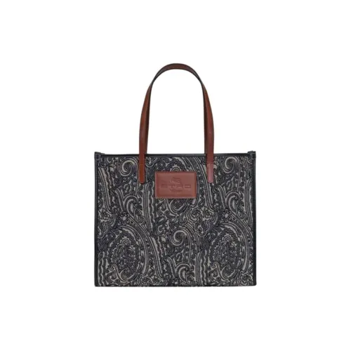 ETRO Полиэстер Тоут Сумка Сумка для покупок Сумка через плечо Сумка Женская Черная