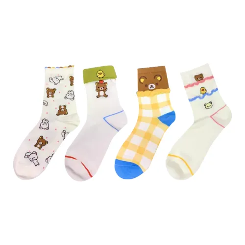 Mulong Family Носки Crew Женские упаковка из 4 пар