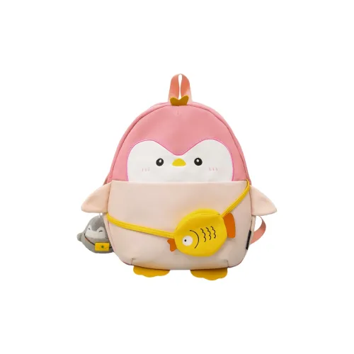 BUBM Нейлон Рюкзак Унисекс Розовый Серый