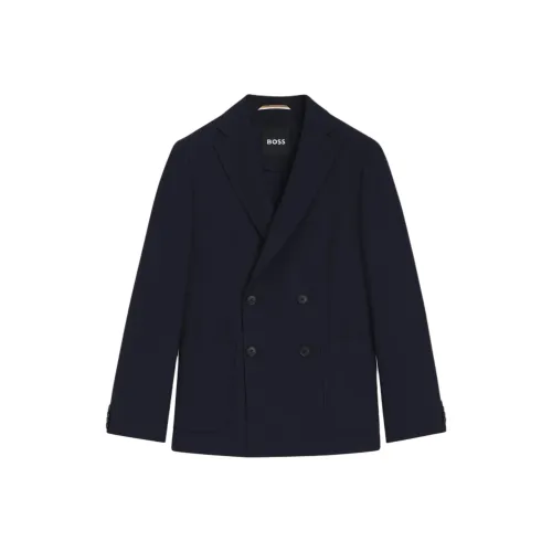 Hugo Boss Бизнес-костюм Куртка Мужская Темно-синяя