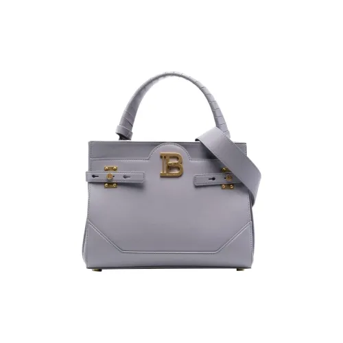 BALMAIN B Buzz Телячья кожа Сумка через плечо Сумка Женская Серый